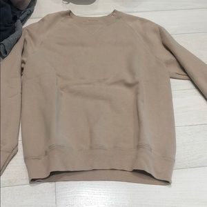 Simple tan crewneck